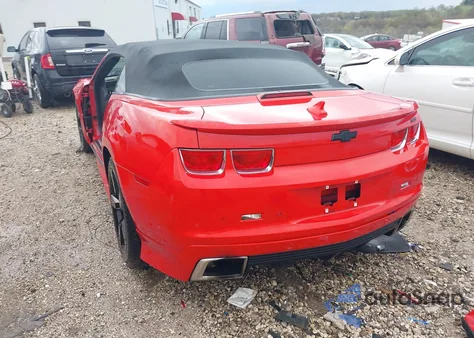 2011 Chevrolet Camaro 2Ss из США, поврежденный, VIN 2G1FK3DJ8B9207424